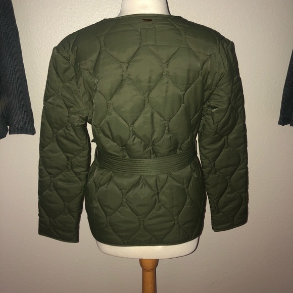 Billabong Quilted Green Jacket - Picture 8 of 11